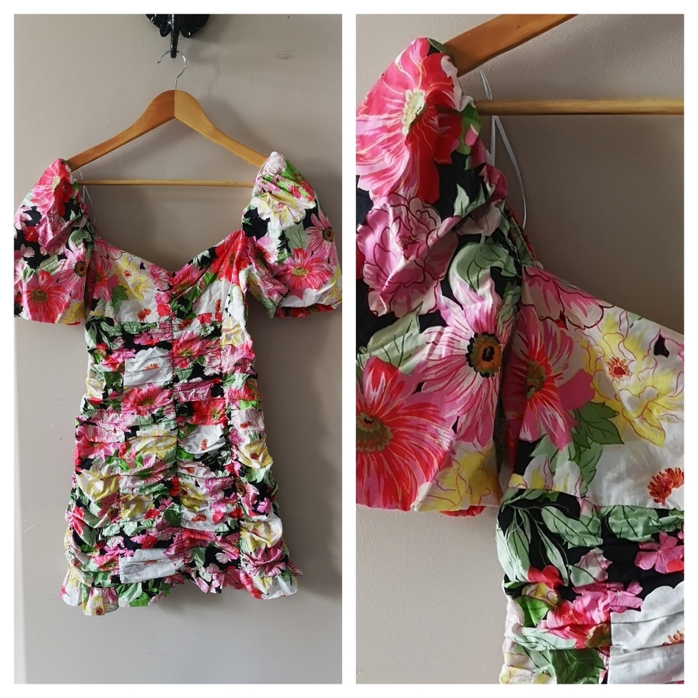 Zara floral dress